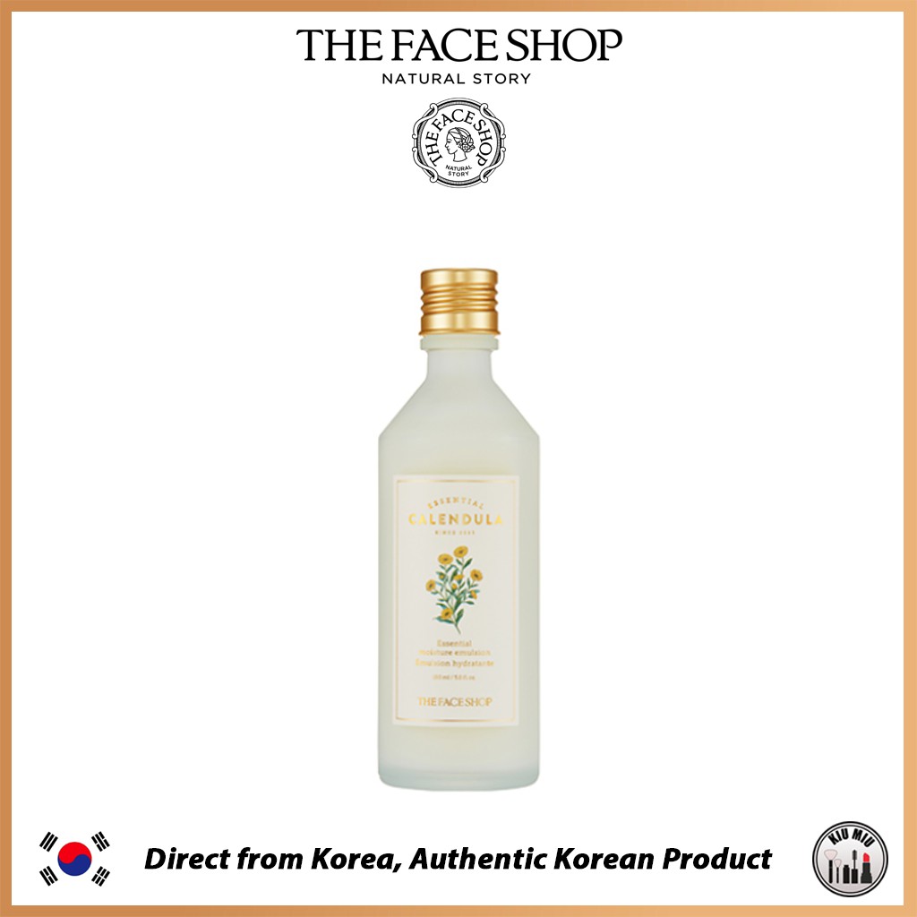 THE FACE SHOP CALENDULA ESSENTIAL MOISTURE EMULSION 150ml *ORIGINAL KOREA*