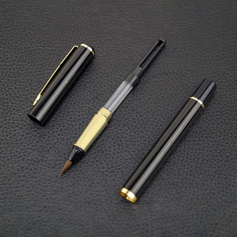 Bút Máy Kim Loại Thiết Kế Cọ Thư Pháp Cho Người Mới Bắt Đầu