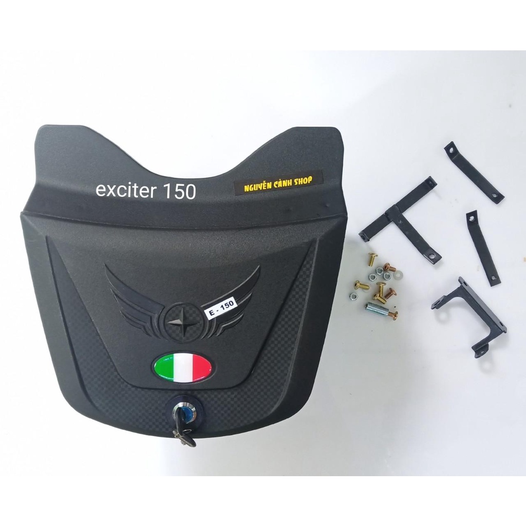 Thùng giữa givi đen xe exciter 150