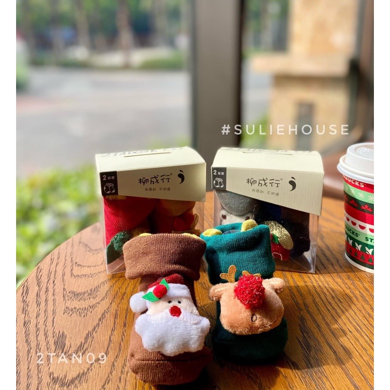Set 2 đôi tất noel 2TAD09