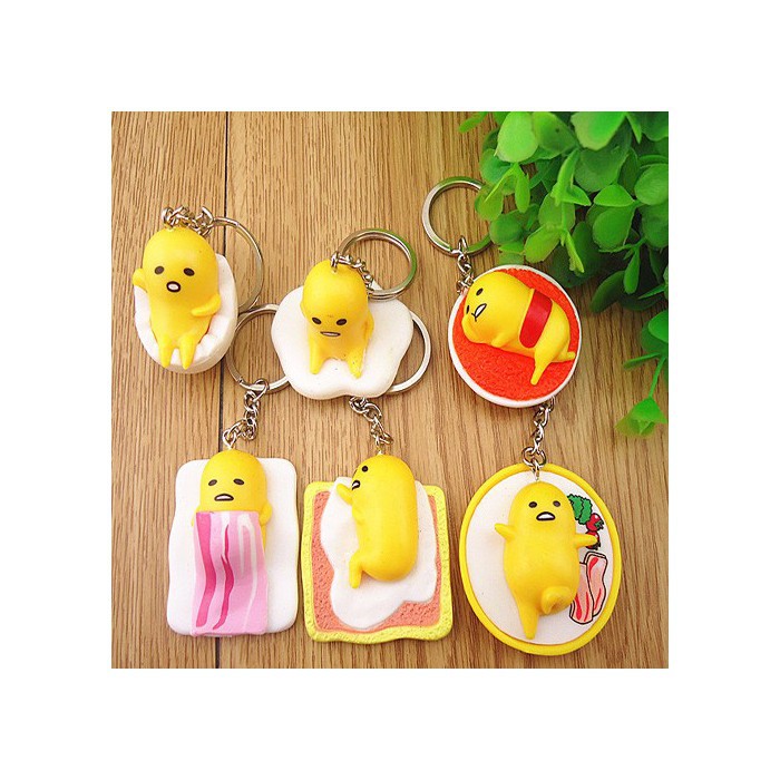 Móc khóa trứng lười biếng gudetama