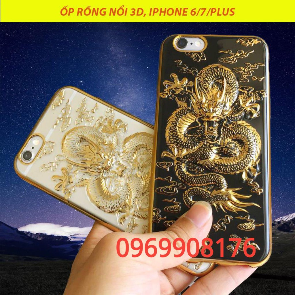 Ốp rồng 4D Cao Cấp Cho IPhone 6/6s/6+/6s+/7/7+/8/8+