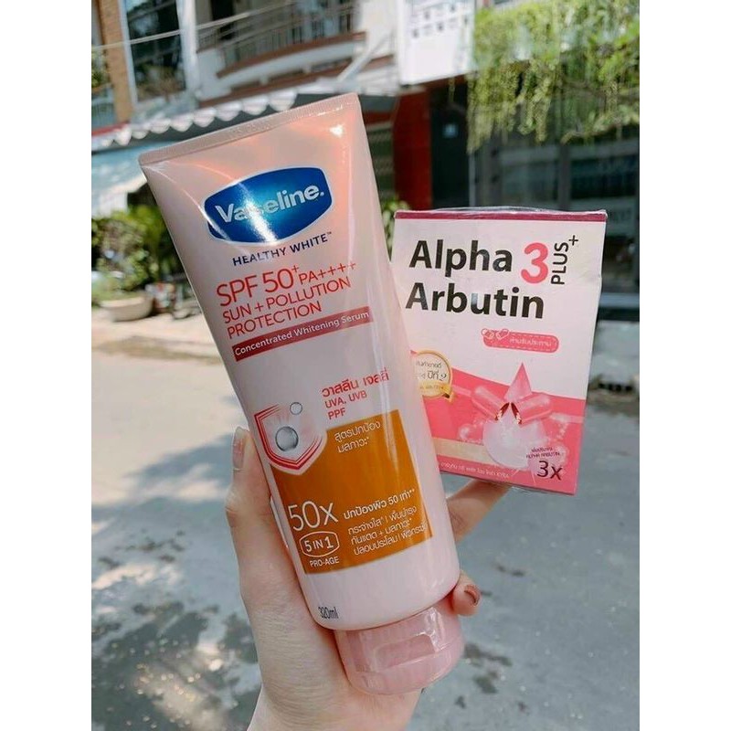 DƯỠNG THỂ VASELINE CHỐNG NẮNG MẪU MỚI 50X