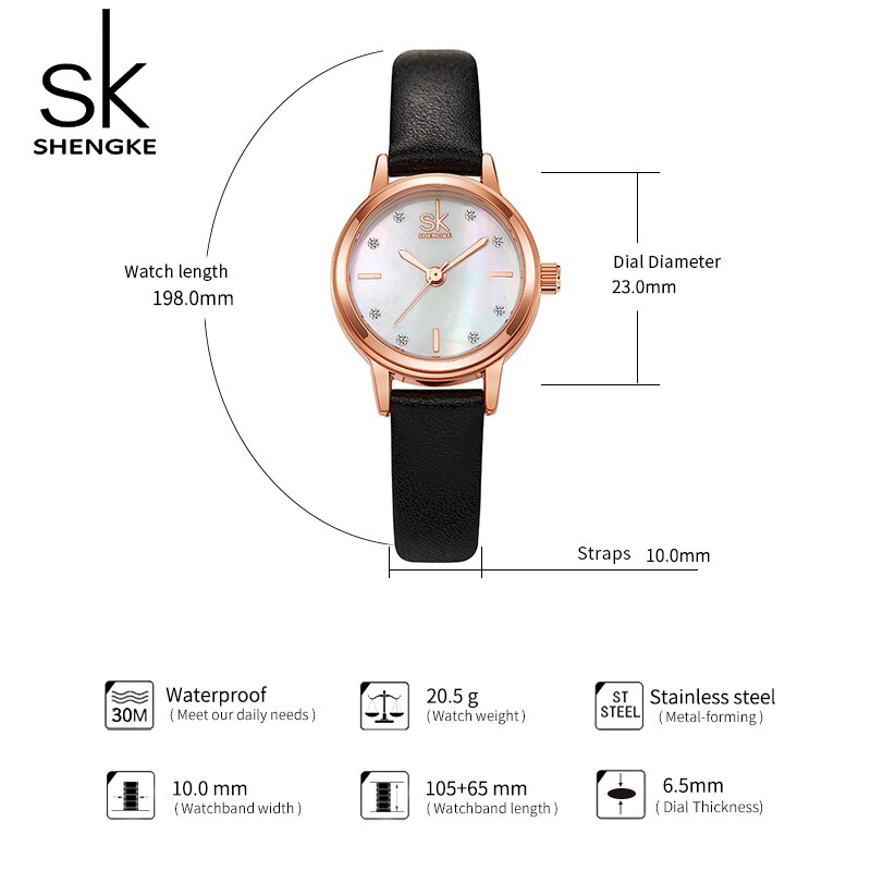 Đồng hồ Shengke chống nước trẻ trung sành điệu cho nữ | BigBuy360 - bigbuy360.vn