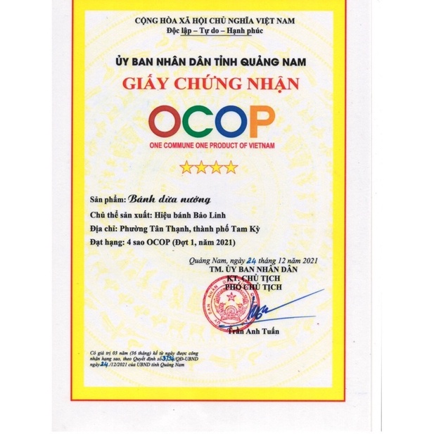 Bánh dừa nướng Bảo Linh hộp 250g, Đặc sản trứ danh Quảng Nam