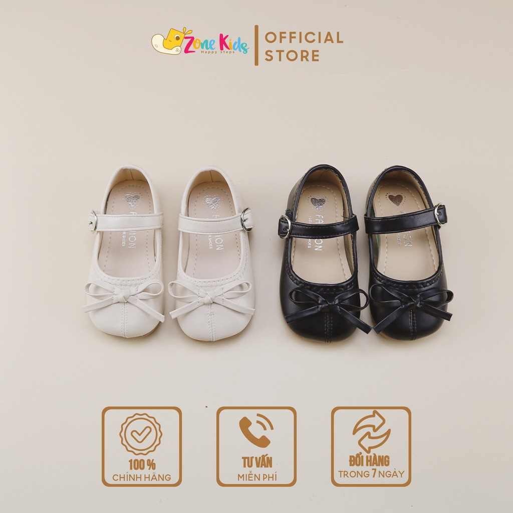 Giày búp bê phối nơ nhỏ cho bé gái Zonekids - A50