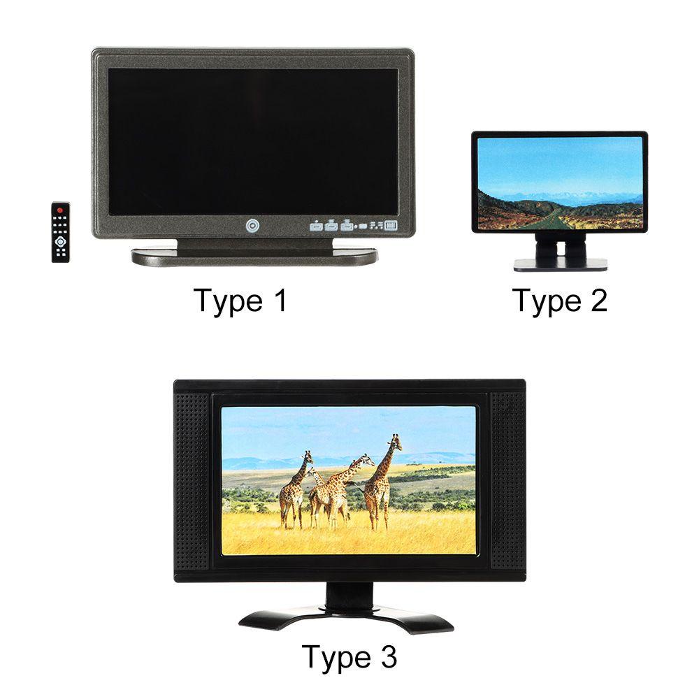 Mô Hình Tv Nội Thất Có Điều Khiển Từ Xa Cho Nhà Búp Bê