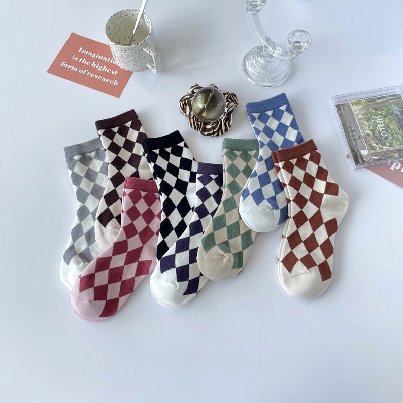 Vớ unisex quả trám cổ cao