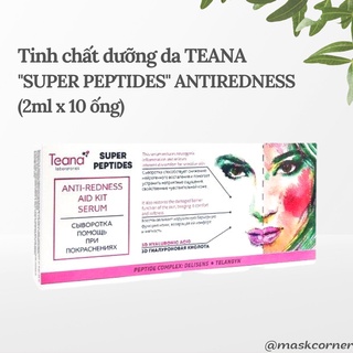 Serum teana super peptides anti-redness giảm đỏ, viêm và phục hồi da nhạy cảm