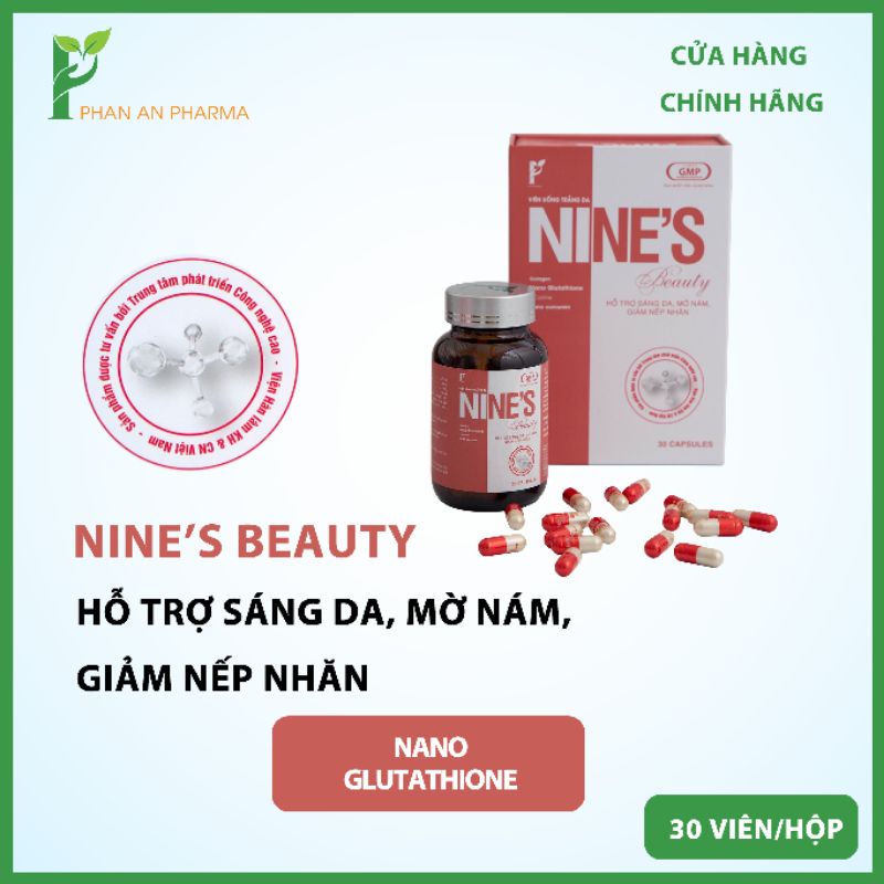 Viên uống trắng da Nines Beauty 9 ngày đẹp