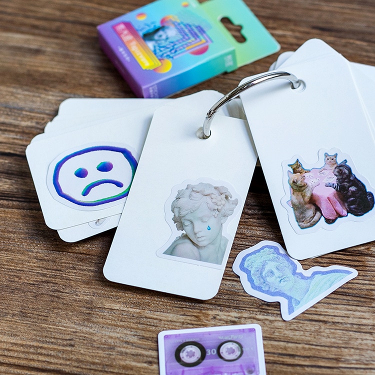 Hộp 45 Miếng Dán Trang Trí Dễ Thương