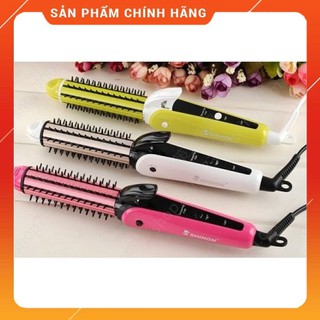 Máy Làm Tóc 3 Trong 1 NOVA (Uốn, Duỗi, Bấm) [FREESHIP]