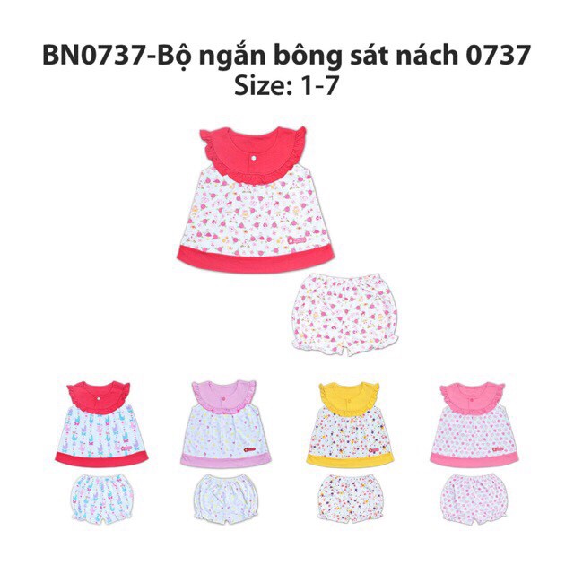 Đồ Bộ Sát Nách Bé Gái HELLO BB