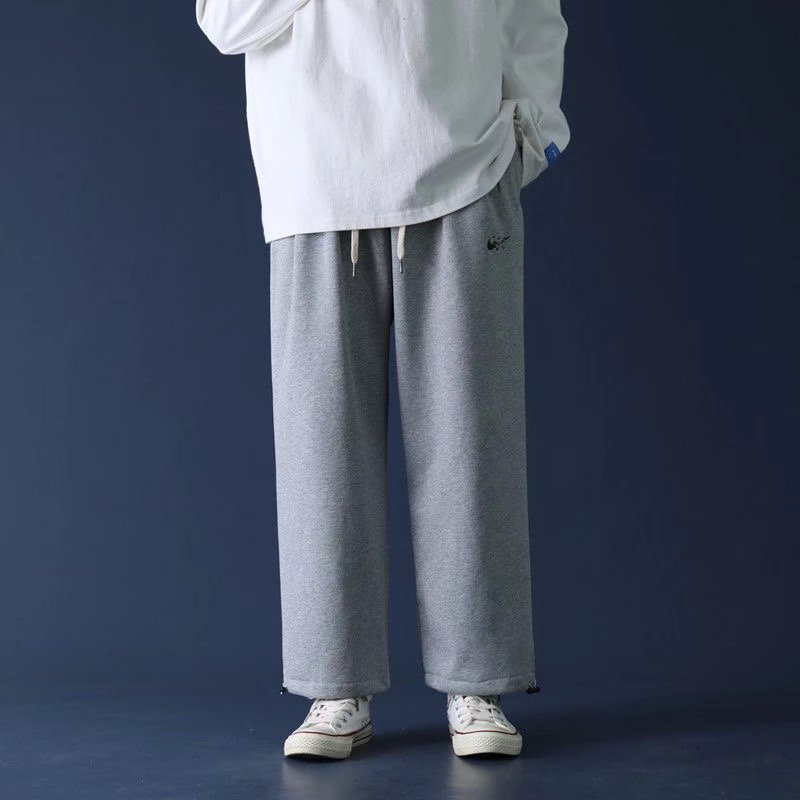 Quần jogger cotton ống rộng phong cách Hàn Quốc thời trang