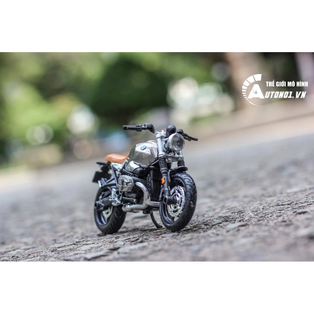 MÔ HÌNH MÔ TÔ BMW R NINE T SCRAMBLER 1:18 MAISTO 6369