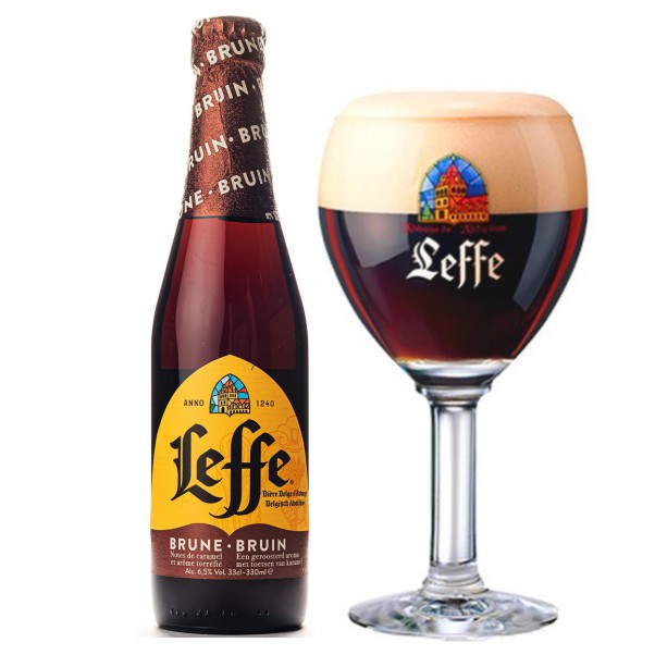 Bia Leffe nâu Bỉ 330ml chai