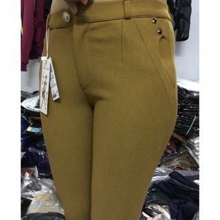 Quần cotton mè dây kéo