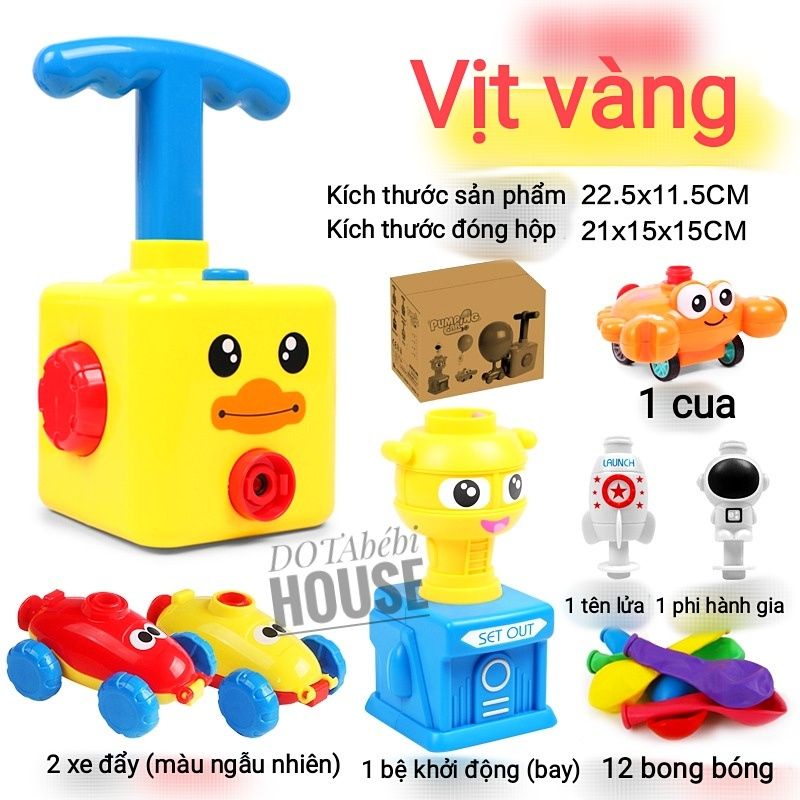 (Phiên bản mới nâng cấp Bay] Loại TO. Đồ chơi XE HƠI BƠM BONG BÓNG vui nhộn cho bé