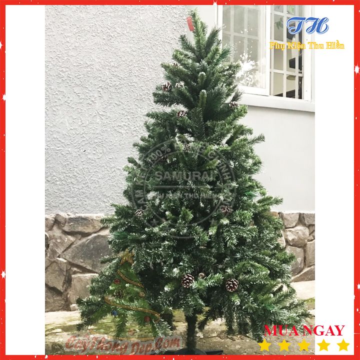 HỎA TỐC HCM Cây Thông Noel 3 Loại Lá Gắn Trái Thông 2m1, 2m4, 3m  Trang Trí Giáng Sinh