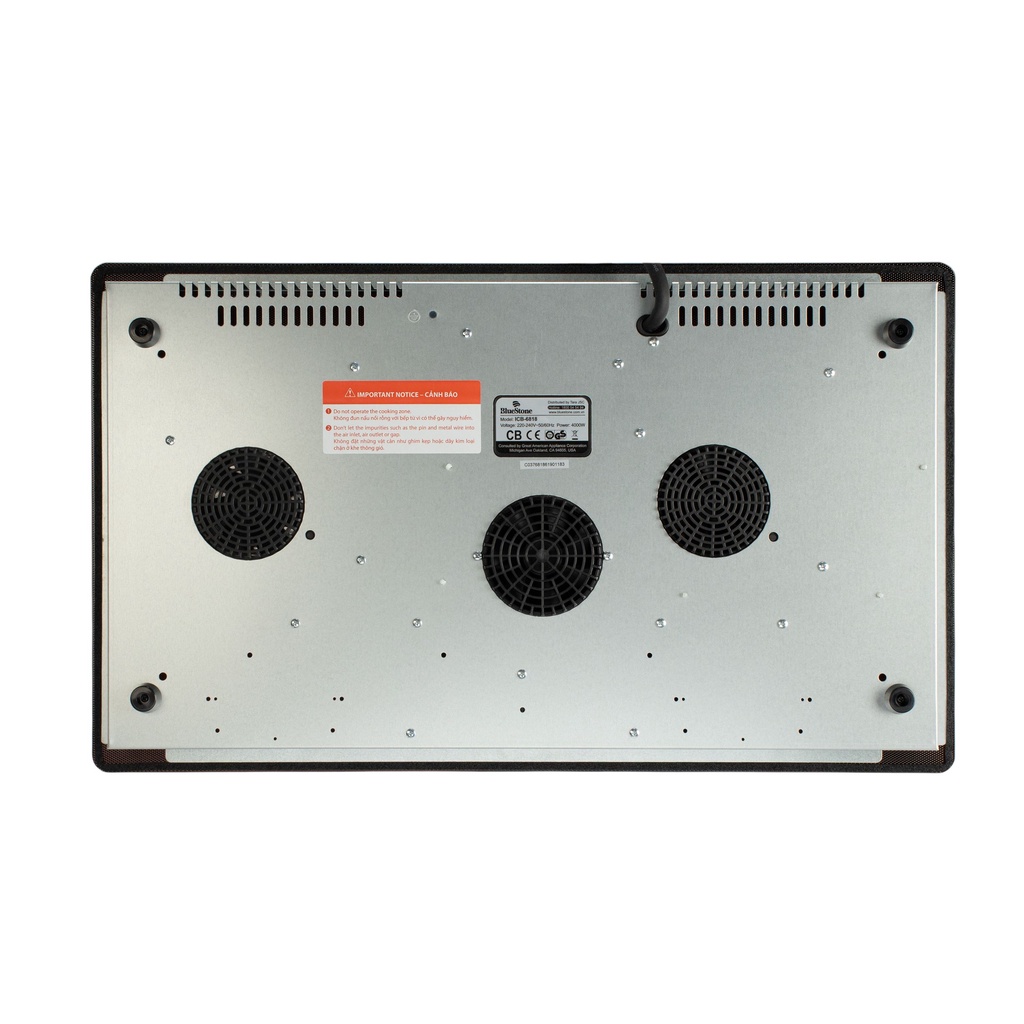 Bếp từ đôi Bluestone ICB-6818, Công suất 4000W, Mặt kính Ceramic siêu bền, Bảo hành 2 năm tại nhà