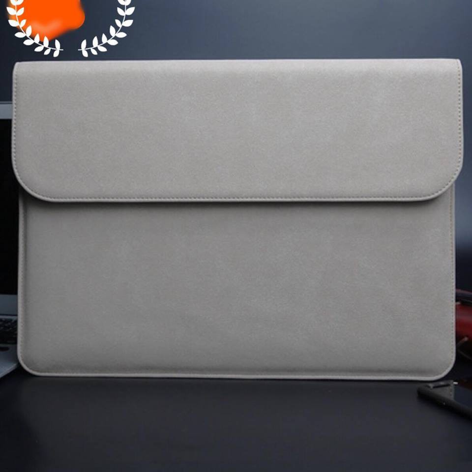 Bao da chống sốc cho laptop, macbook, surface kèm ví đựng phụ kiện