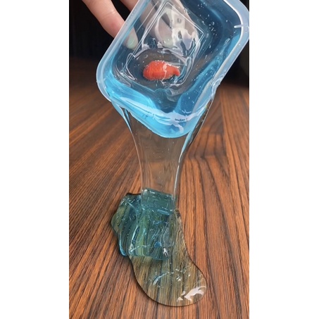 SLIME TRONG "Bể Cá Xanh"💦Con mèo bán slime💦Clear Slime