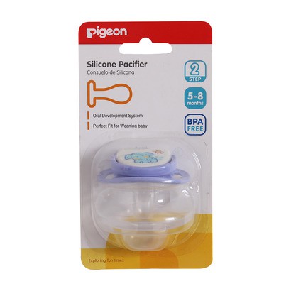 Ti ngậm Pigeon Silicone bước 2