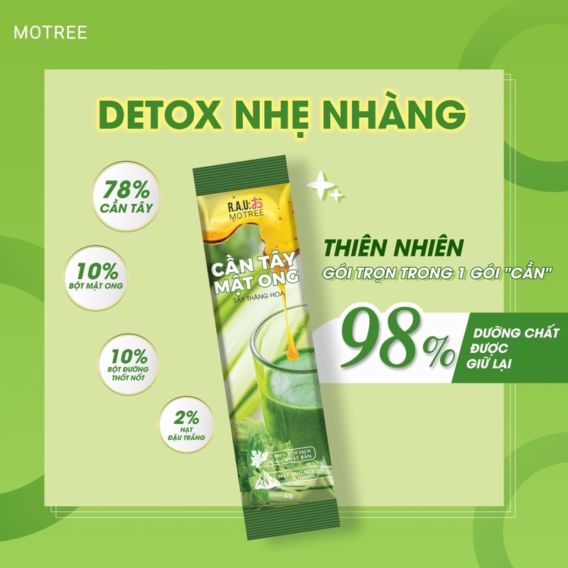 Cần Tây Mật Ong Motree [1 Hộp 14 Gói/4g] | BigBuy360 - bigbuy360.vn