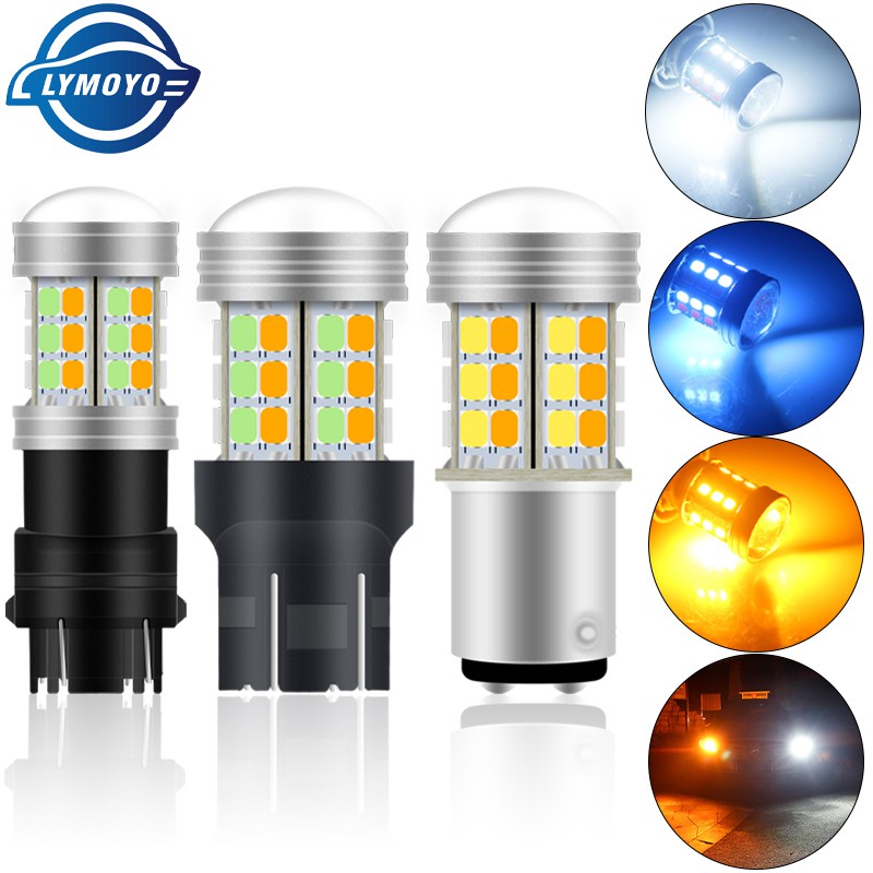 1 bóng đèn Lymoyo Led T20 1156 Ba15S P21W 1157 Bay15D P21/5W Drl R5W R10W cho ô tô