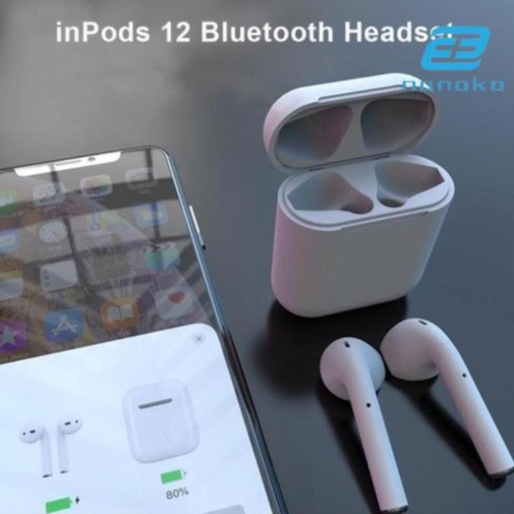 Tai Nghe Không Dây Bluetooth Iphone I12 TWS - Airpods 2 - Âm Thanh True Wireless Gaming