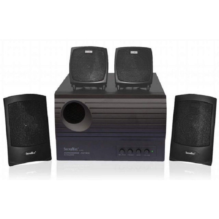 Loa 4.1 SOUNDMAX A-4000 Âm Thanh Cực Chất Với Vẻ Ngoài Cổ Điển – Hàng Chính Hãng – HIBUDDY