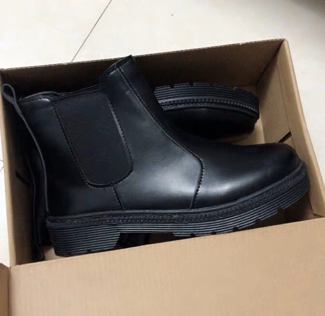 ORDER GIÀY BOOTS ĐEN QUẢNG CHÂU (KÈM HÌNH THẬT)