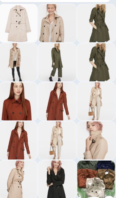 Áo khoác Stradivarius Lapel Collar Trench Coats