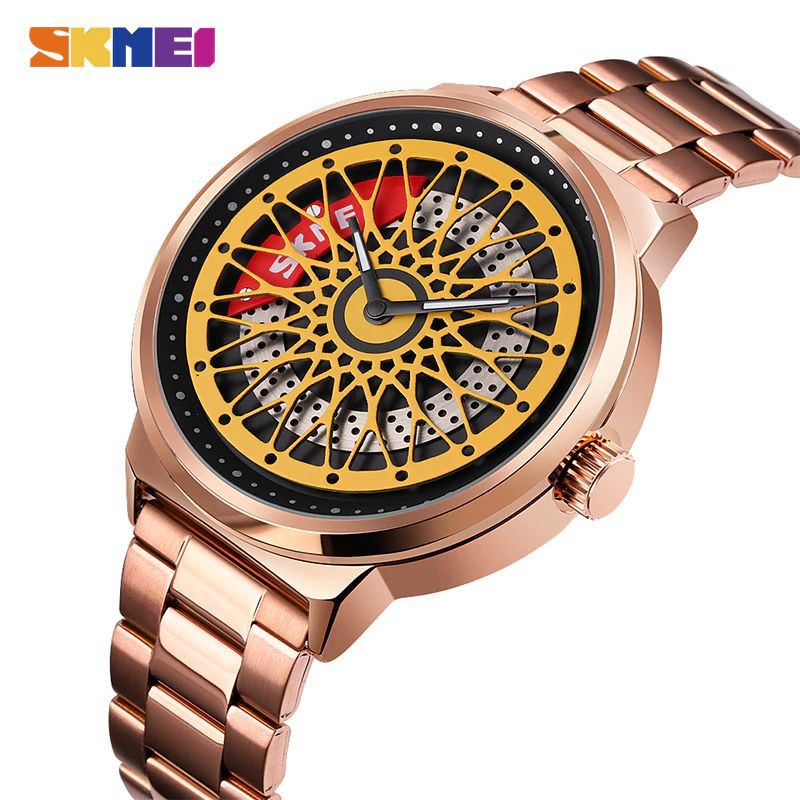 Đồng Hồ Đeo Tay Skmei 9217 Chống Thấm Nước C9W9 Nhập Khẩu Từ Canvas Dây Đeo Inox Cao Su Chống Thấm Nước Chống Mòn Cho Nam
