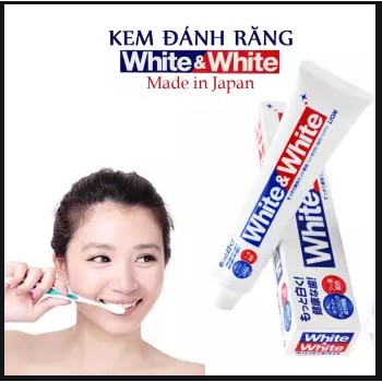 Kem đánh răng White & White Lion của Nhật 130g