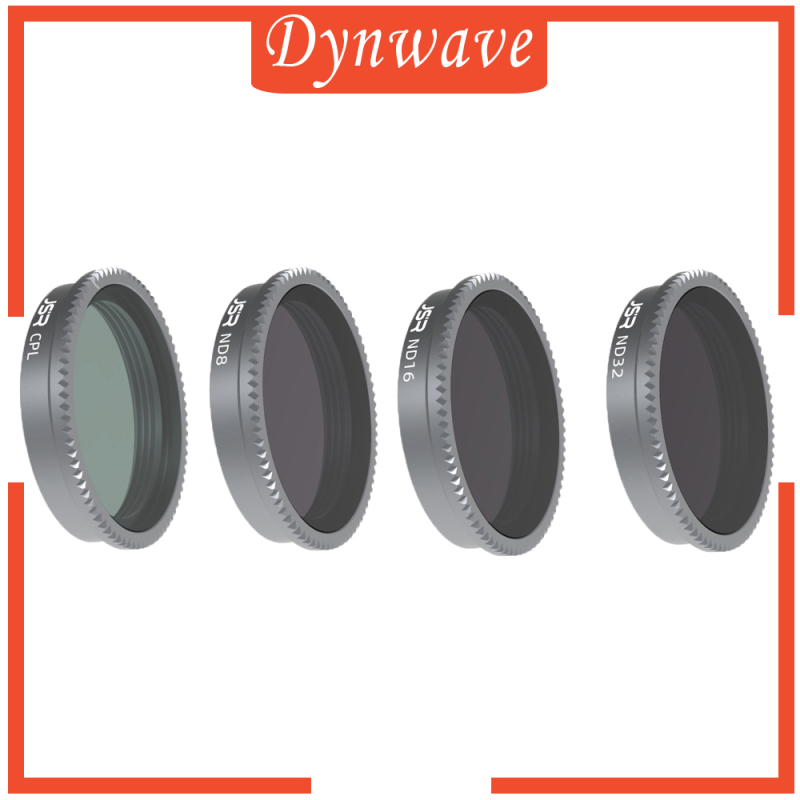 [DYNWAVE]4 Pieces Lens Filters ND8 ND16 ND32 ND64 Replaces for Insta360 GO 2 Premium