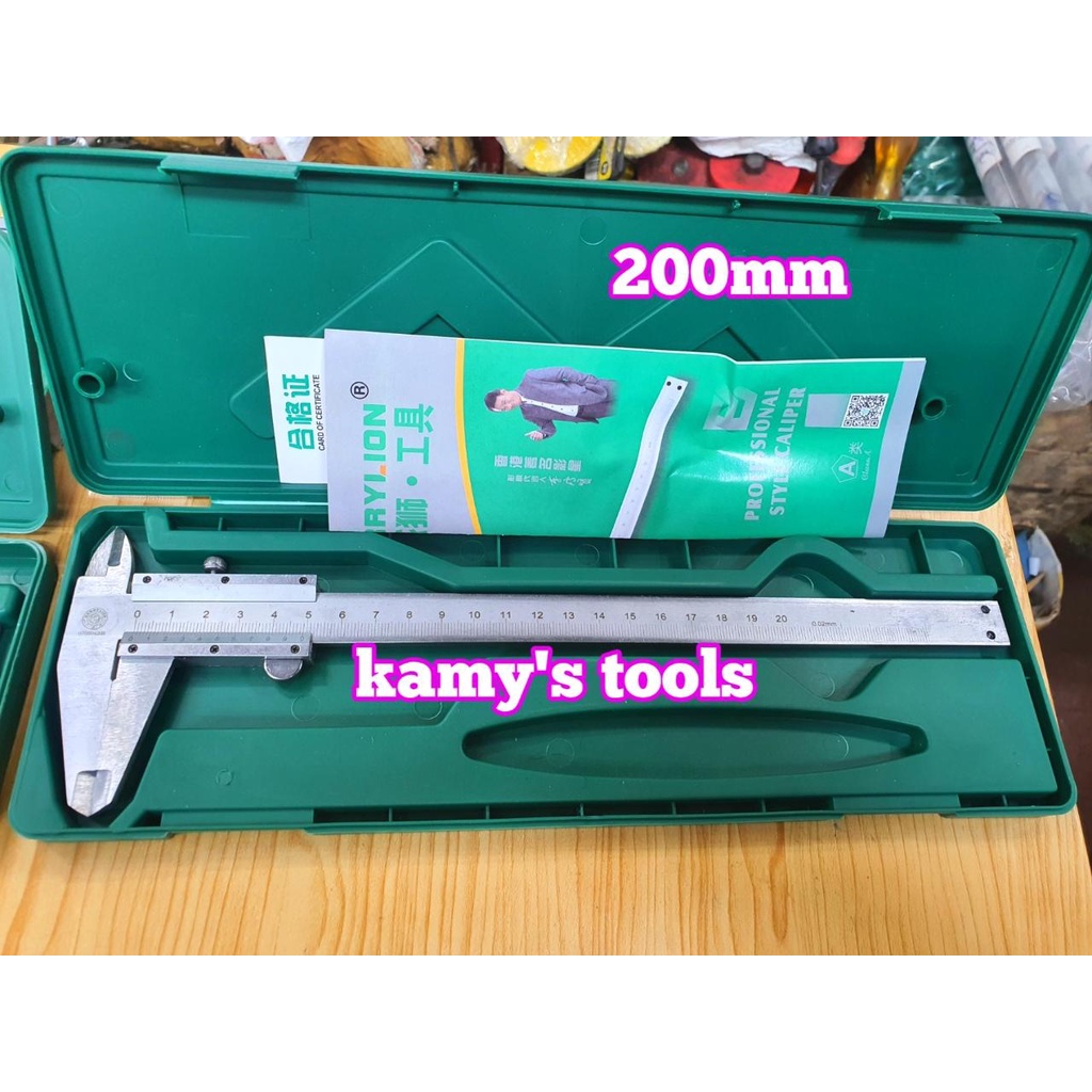 Thước kẹp cơ khí Berrylion 150mm 200mm model 070504150 070504200, thước cặp