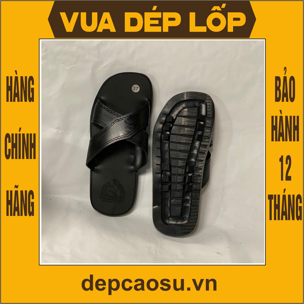 Dép cao su 2 quai chéo