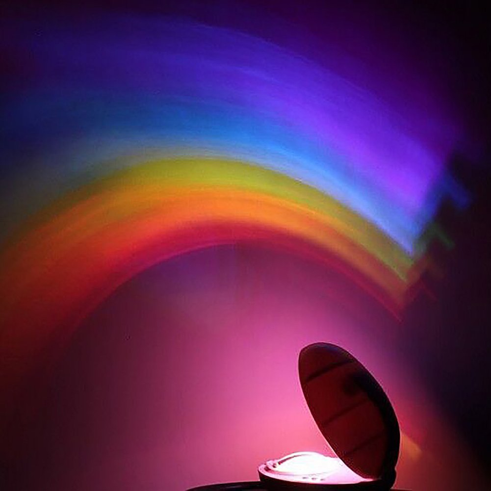 Đèn LED Chiếu Hình Cầu Vồng Lên Trên Trần Nhà