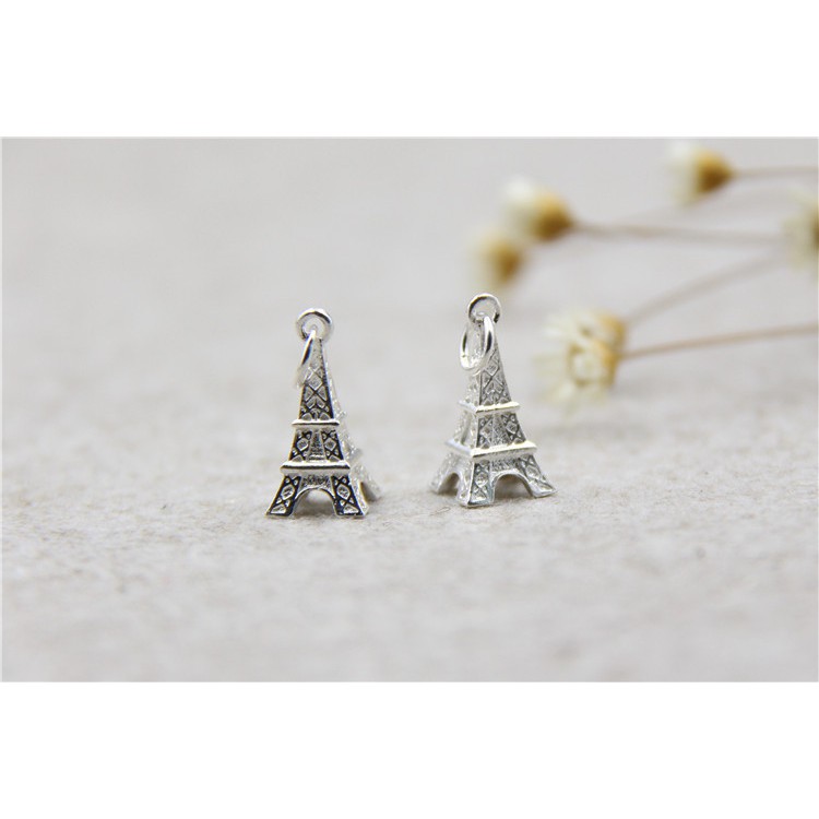 Charm bạc móc treo Tháp Eiffel - Charm Bạc 925 - Mã CB345