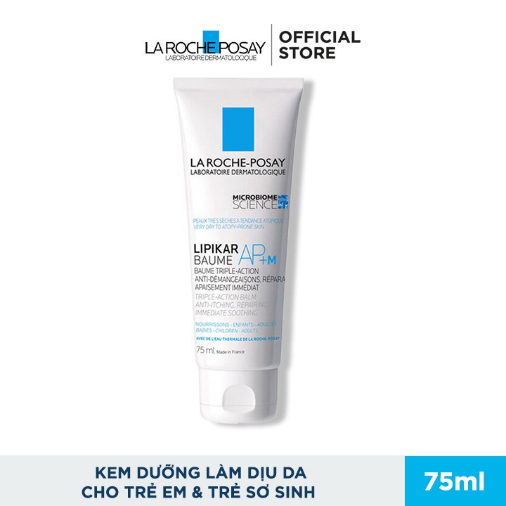 Kem dưỡng làm dịu da cho trẻ em &amp; trẻ sơ sinh La Roche Posay Lipikar Baume AP+M 75ml