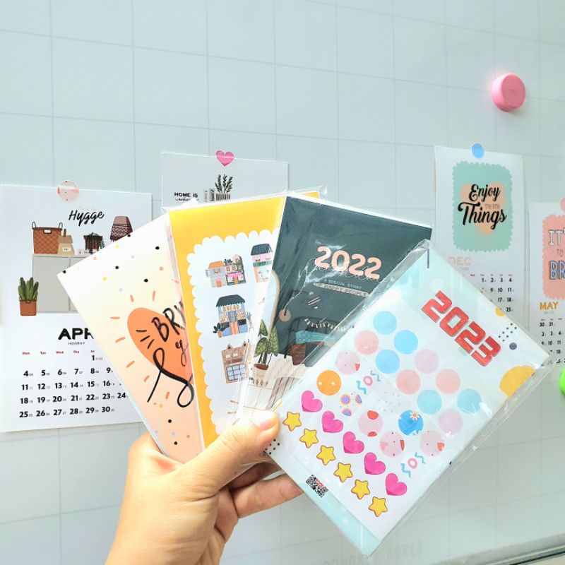 (Set)Lịch bưu thiếp treo tường trang trí phong cách Châu Âu