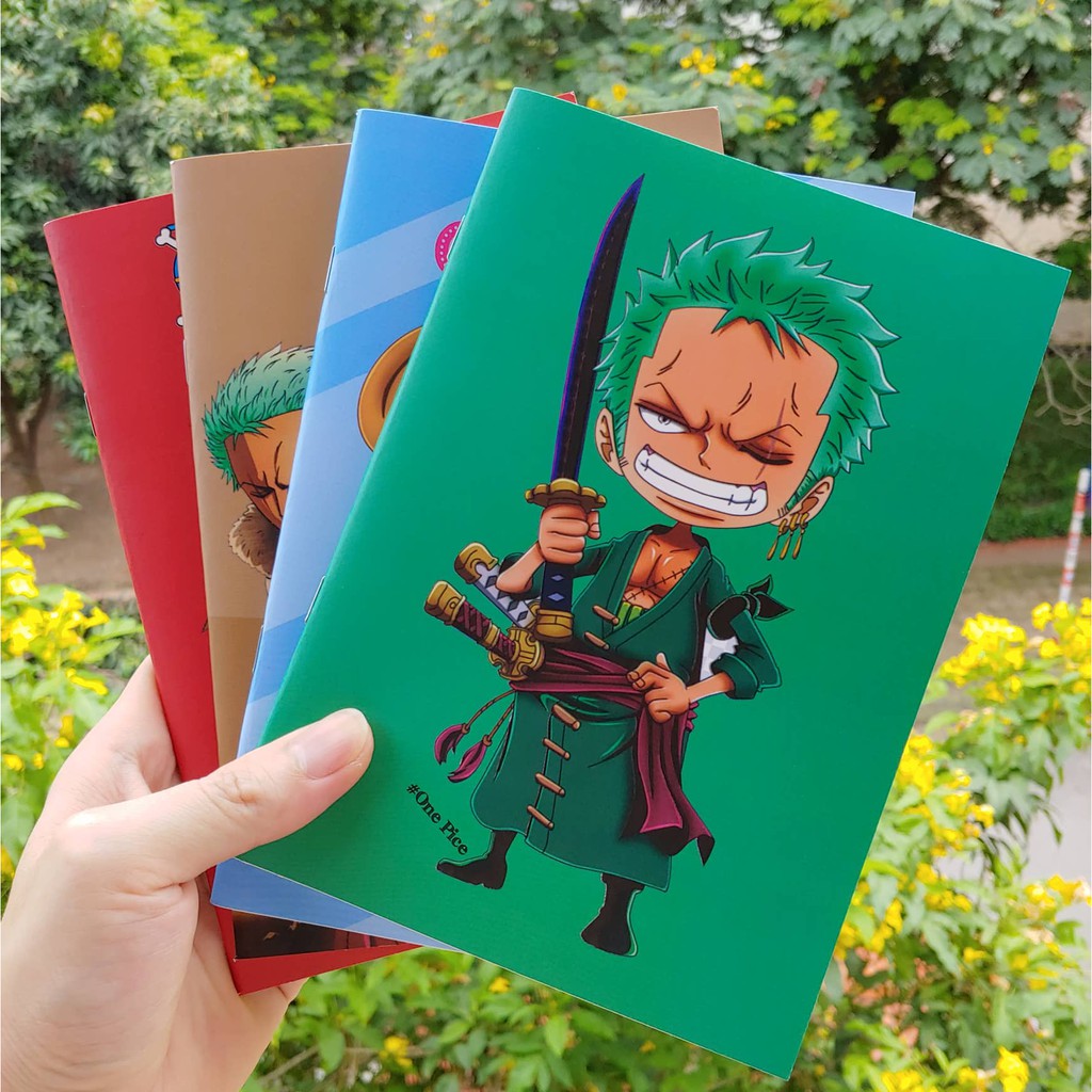 Combo 5 vở ZORO bìa xanh siêu đẹp