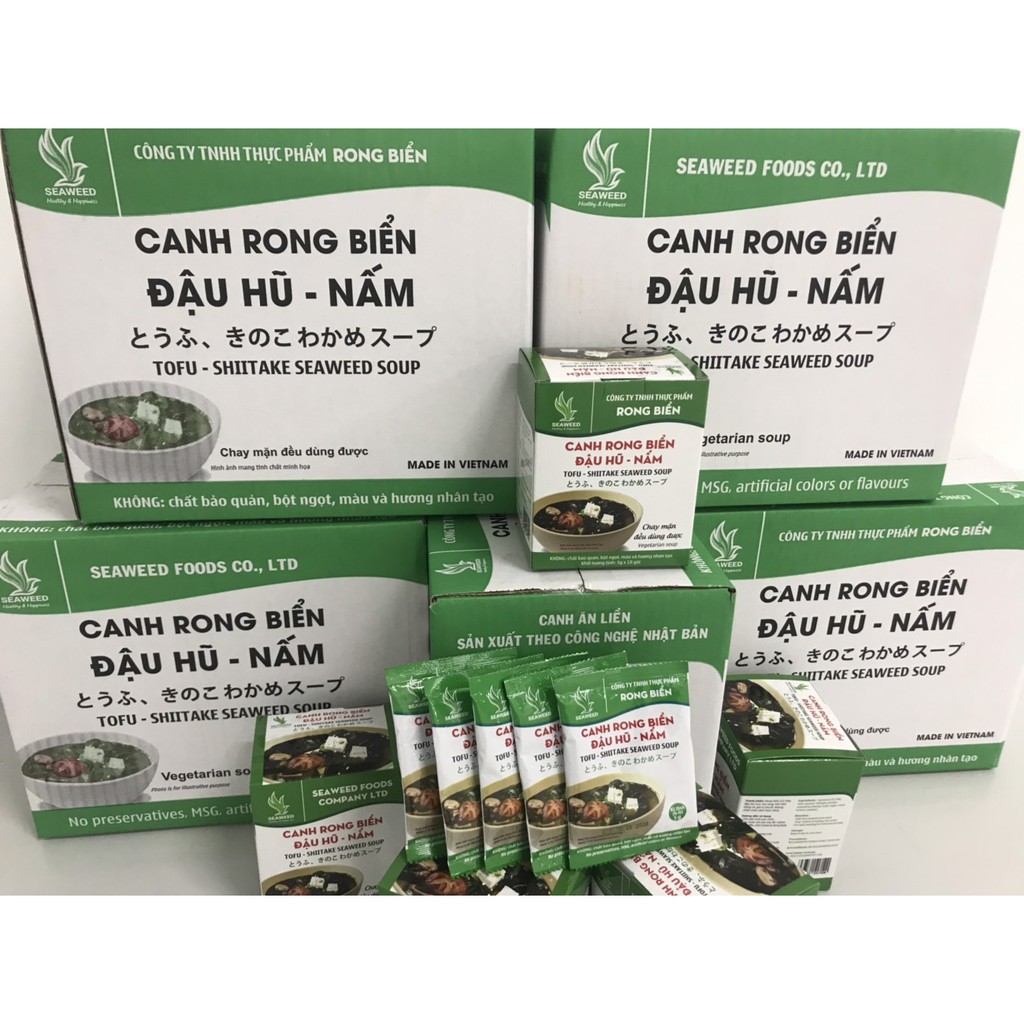 Canh Rong Biển Đậu Hủ Gói 4g