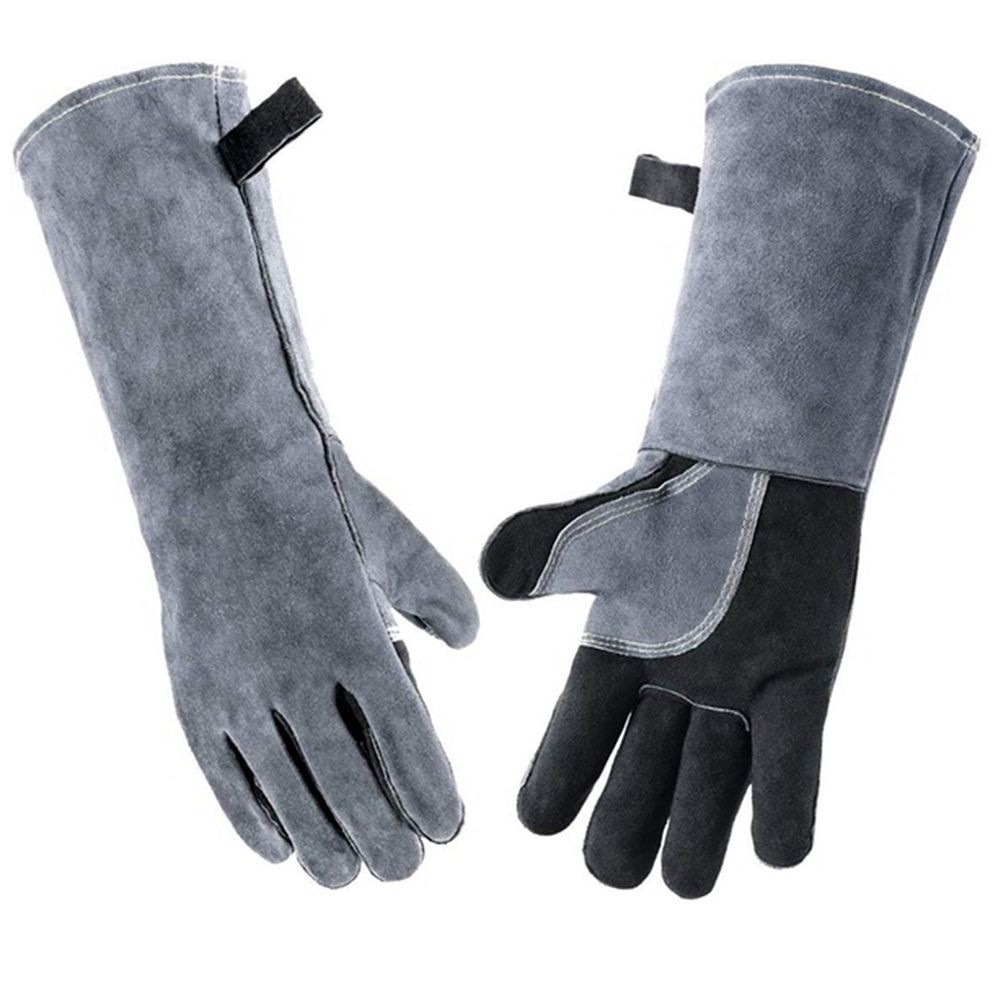 Găng tay da 932 F cách nhiệt chống cháy cho thợ hàn phong cách nam và nữ