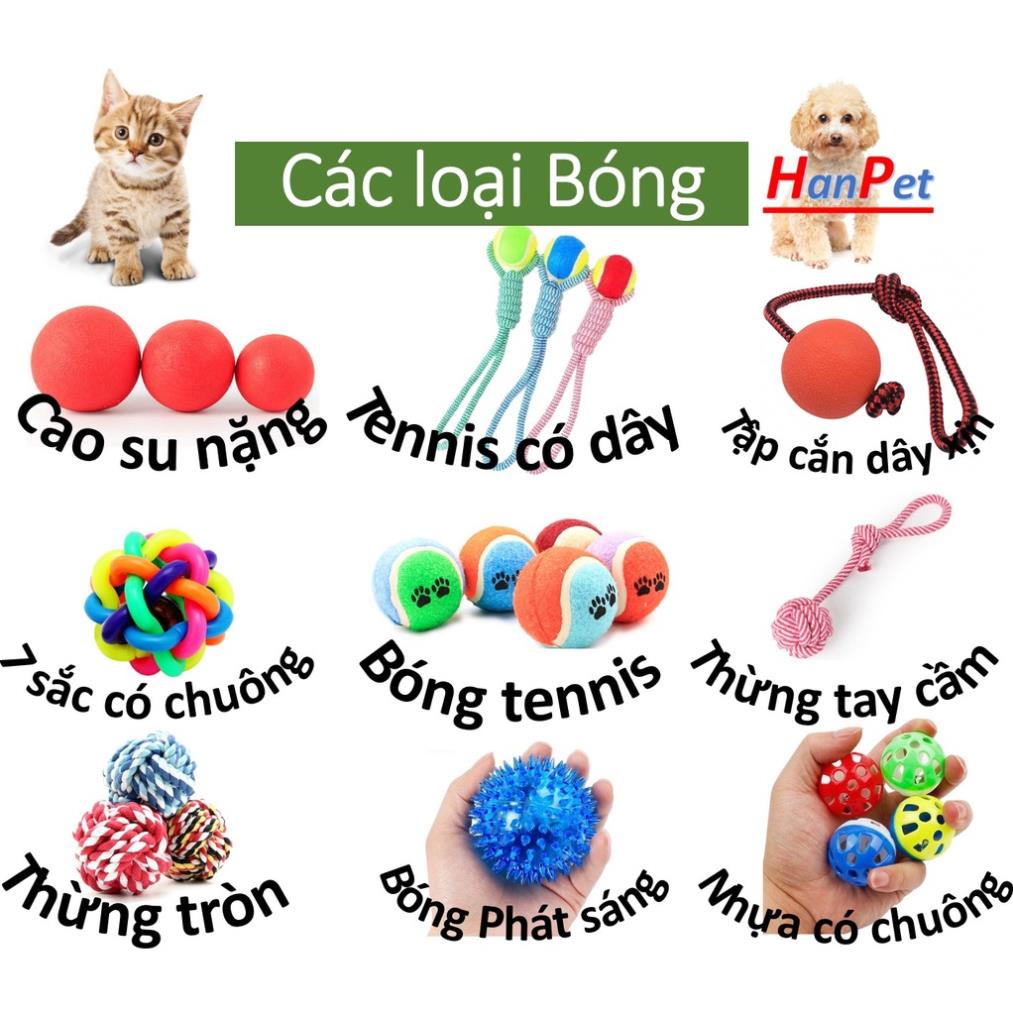 Các loại bóng cho chó mèo đồ chơi  thú cưng