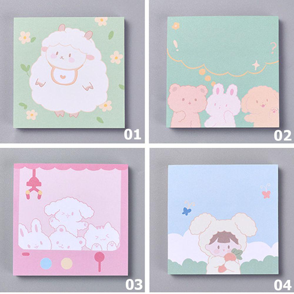 Set 80 Tờ Giấy Ghi Chú Đánh Dấu Trang Sách Hình Thỏ Xinh Xắn