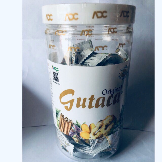 Kẹo gừng Gutaca Original (làm ấm bụng và đường hô hấp, hỗ trợ tiêu hoá, phòng ngừa cảm lạnh ...)