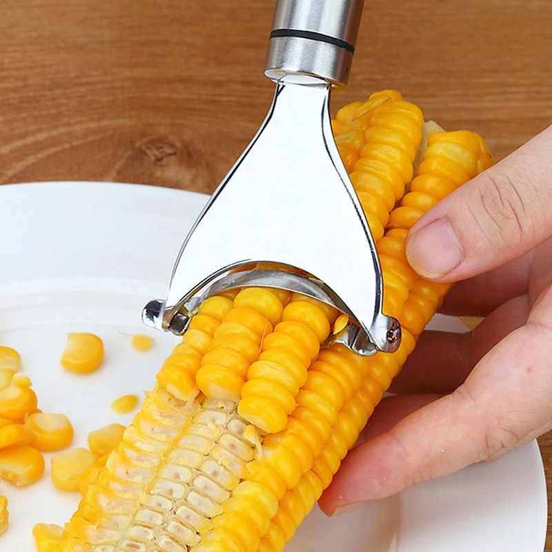 Dụng Cụ Tách Hạt Bắp Bằng Thép Không Gỉ Tiện Lợi