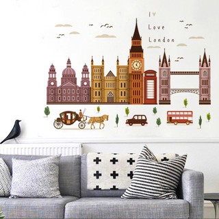 Decal dán tường 3D London